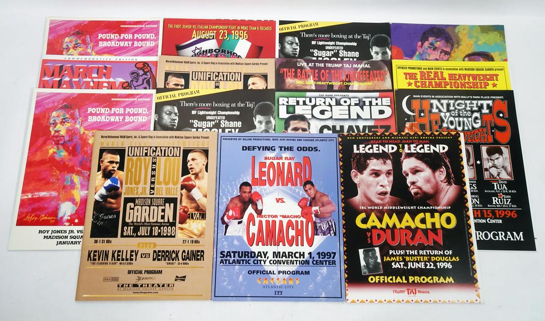 1996-1998 Boxing Programs Grouping (1 of 1)