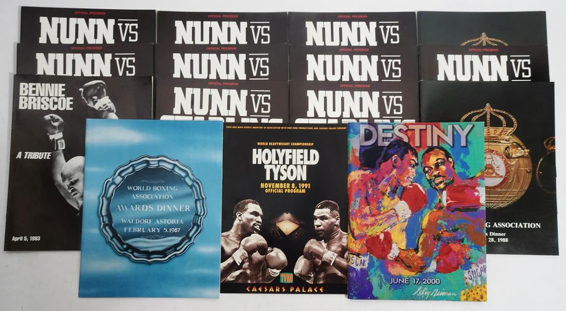 1983-2000 Boxing Programs Grouping (1 of 2)
