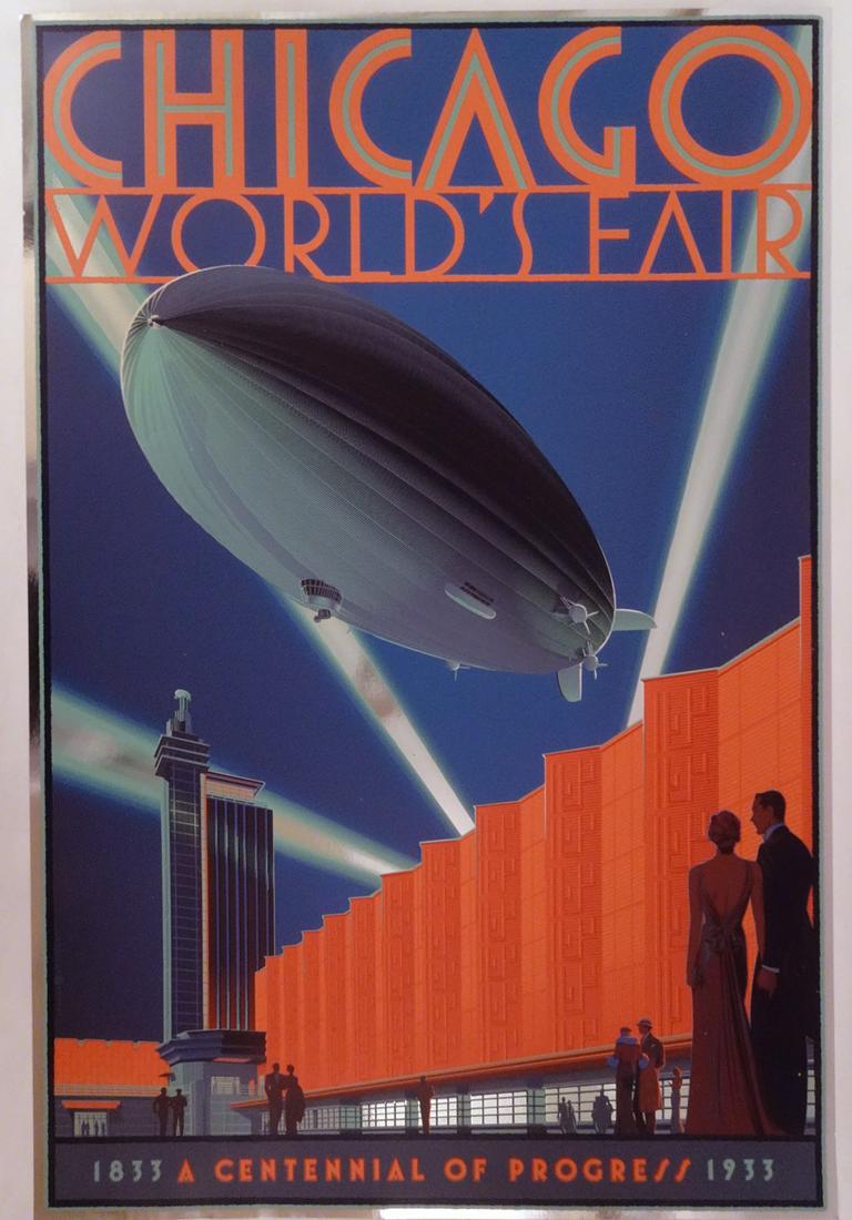 Chicago World's Fair Screenprint Poster (1 of 1)