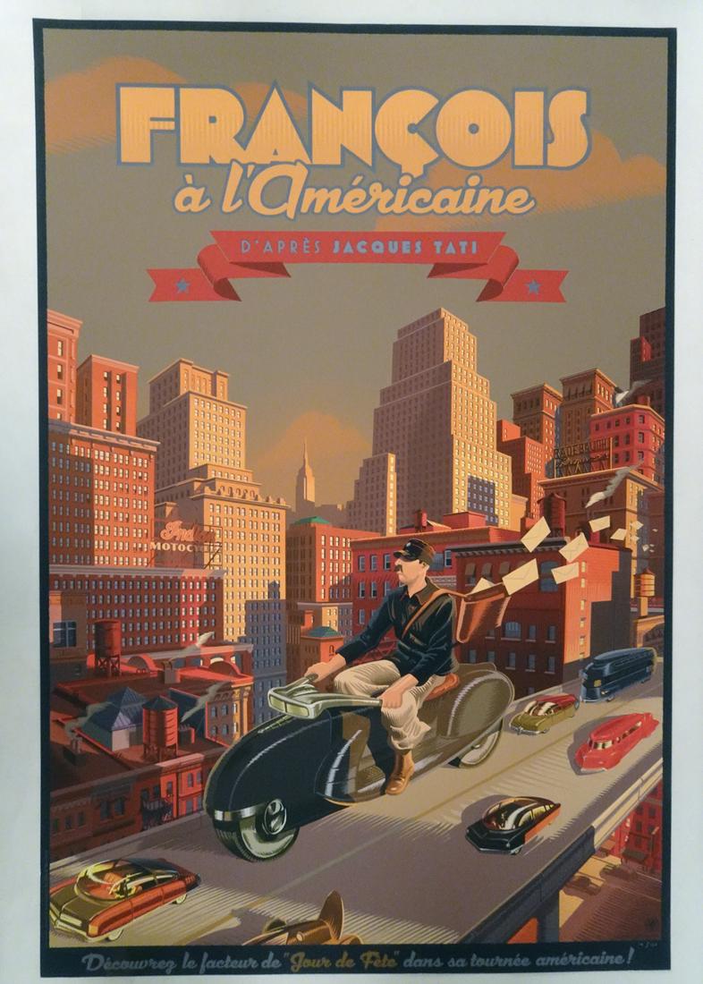 Francois a l'Americaine Screenprint Poster (1 of 2)