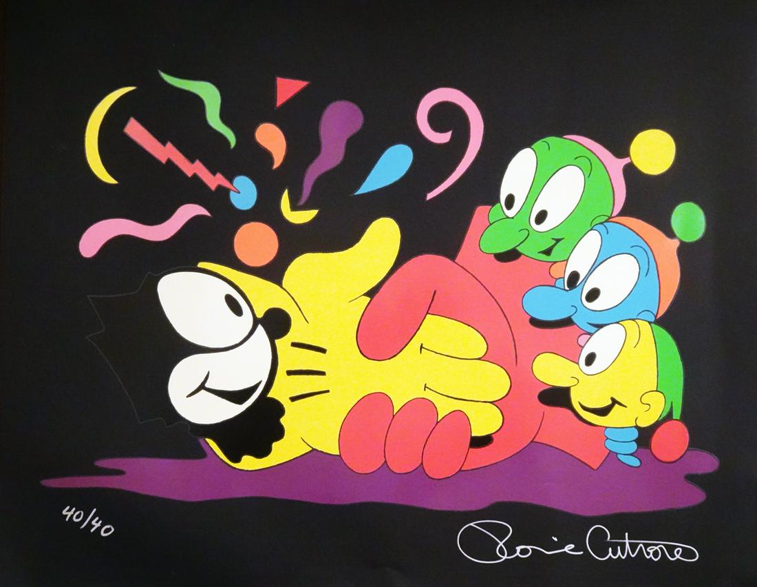 ロニー·カトローン　ronnie cutrone 版画　FelixTheCat ロニー·カトローン ronnie cutrone 版画 FelixTheCat （ACME