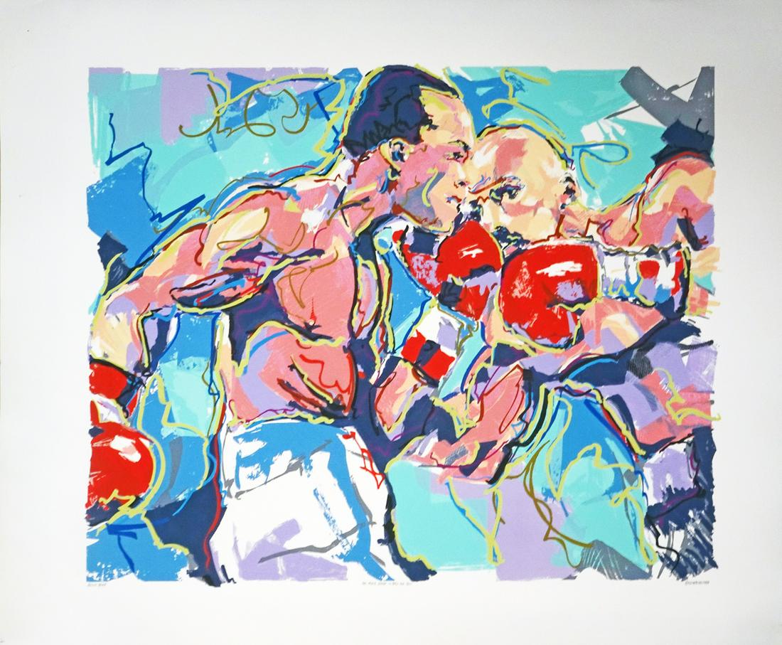 Gary Arseneau Signed Boxing Lithograph (1 of 3)