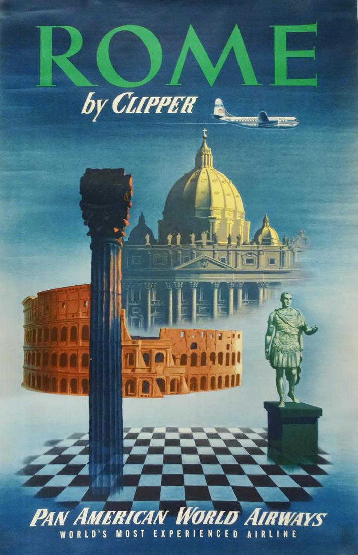 Pan American World Airways Travel Poster (1 of 4)