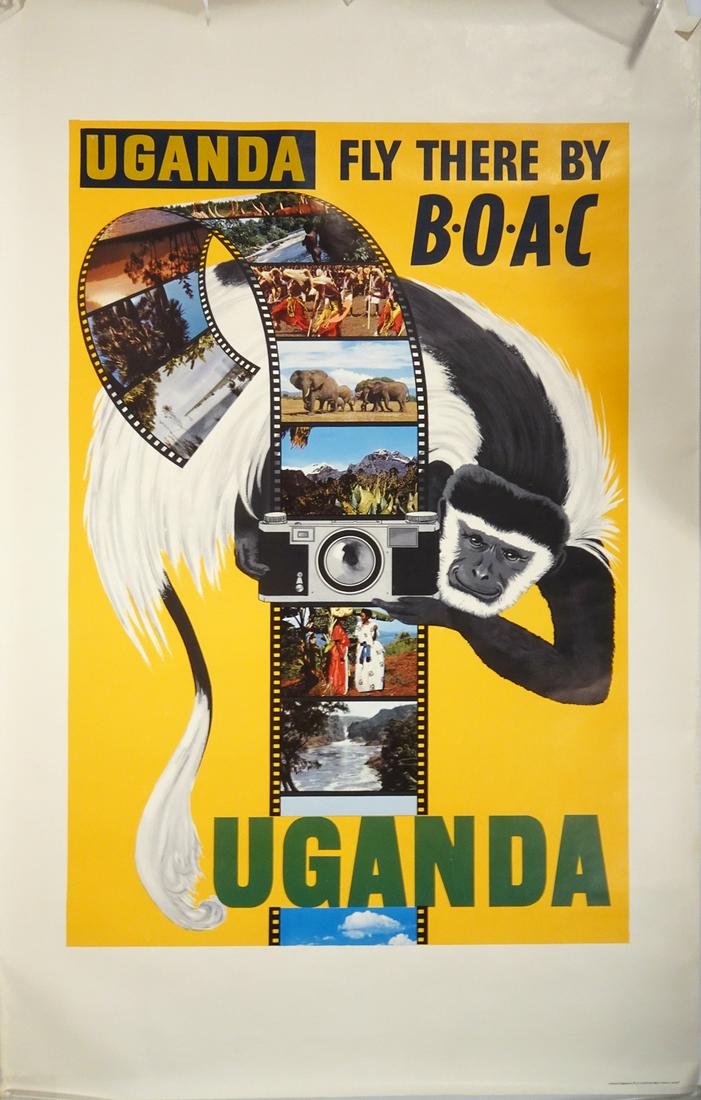 B.O.A.C. Airlines Travel Poster (1 of 3)