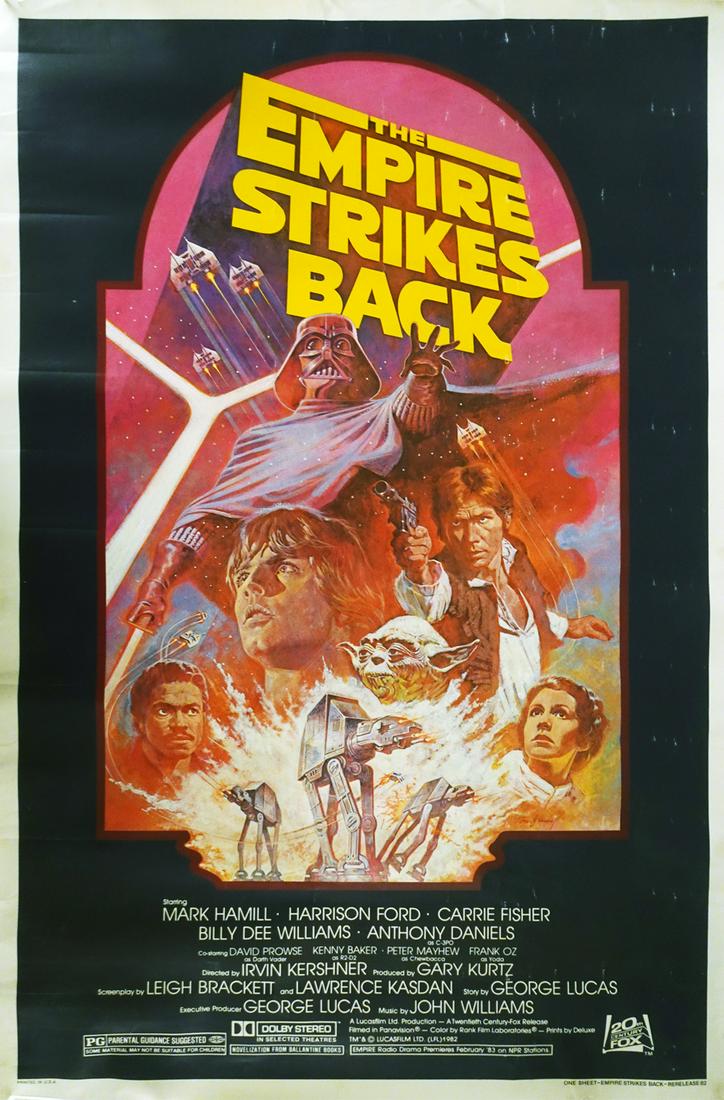 1982 The Empire Strikes Back Movie Poster (1 of 1)