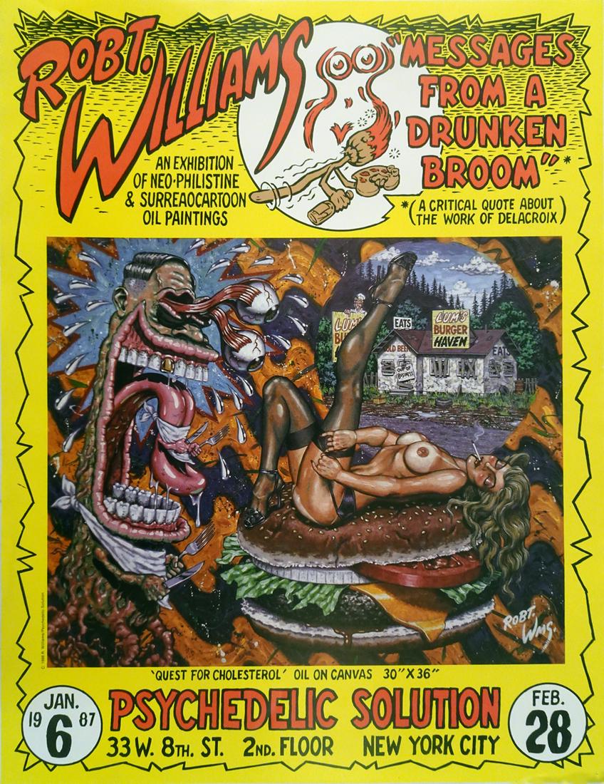 Robert Williams Psychedelic Exhibition Poster (1 of 1)