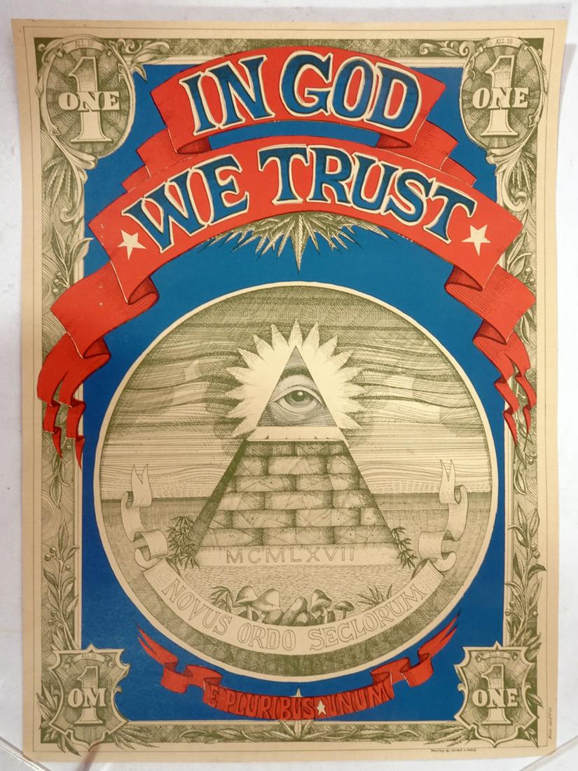 1960's Psychedelic Head Shop Poster (1 of 2)