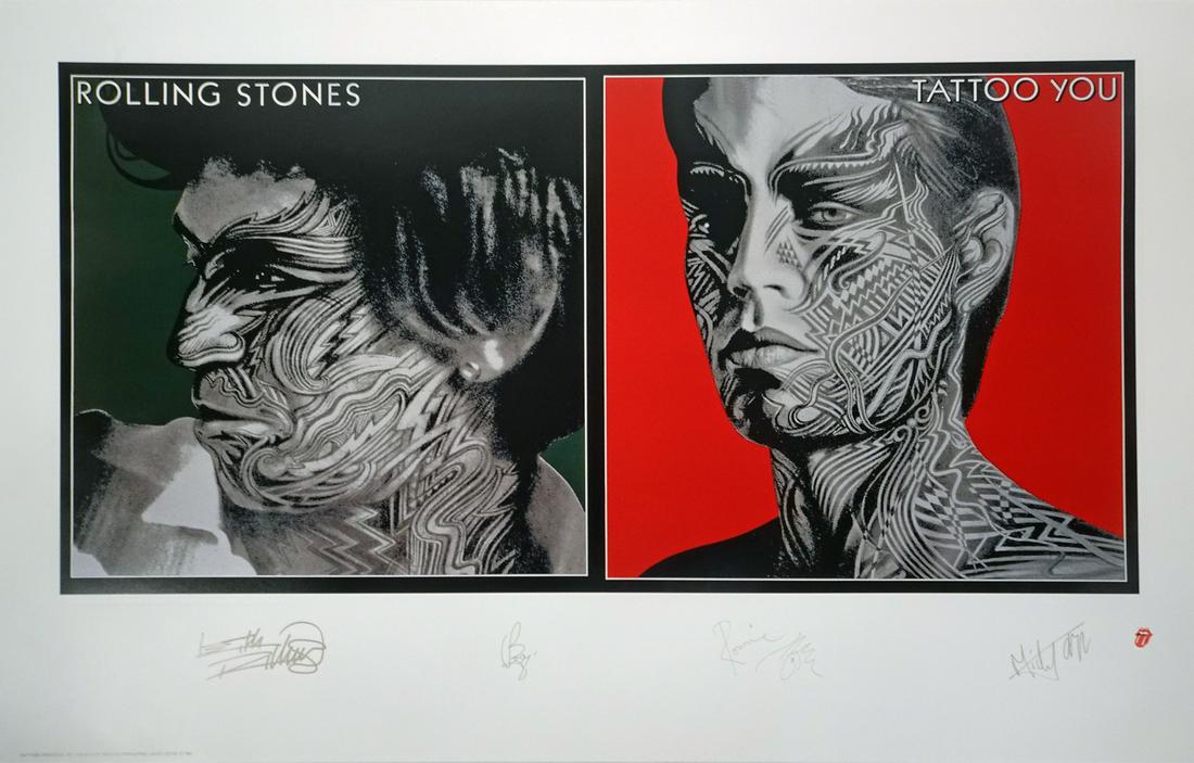Rolling Stones Tattoo You Lithographs (1 of 12)