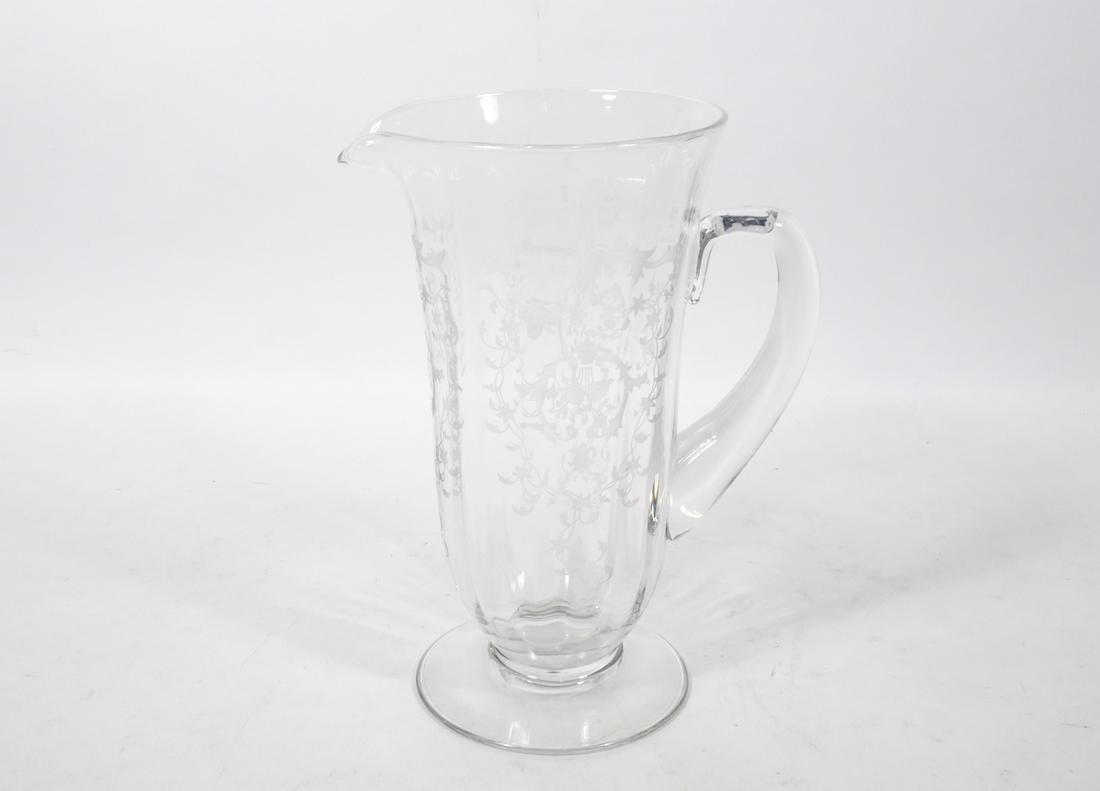 Fostoria Glass Navarre Water Pitcher (1 of 2)