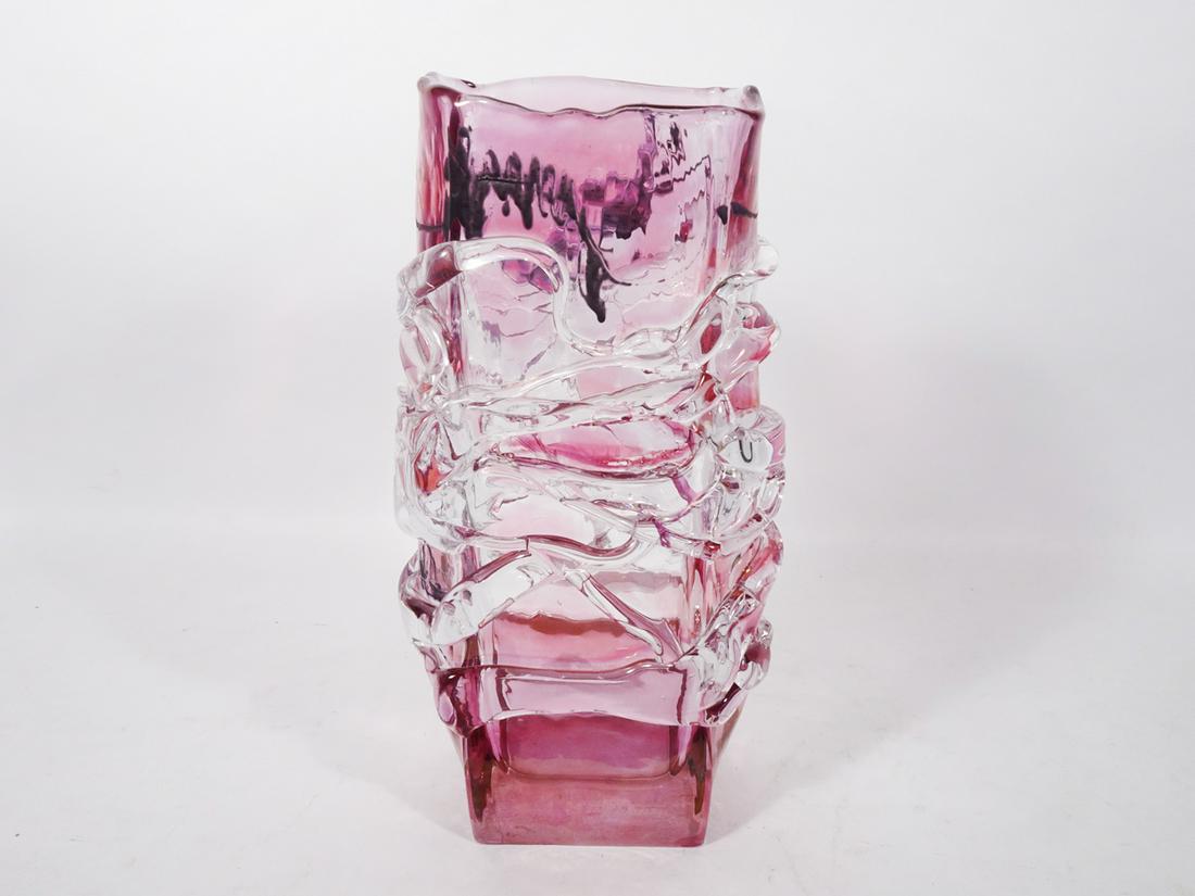 Ion Tamaian Contemporary Art Glass Vase (1 of 2)