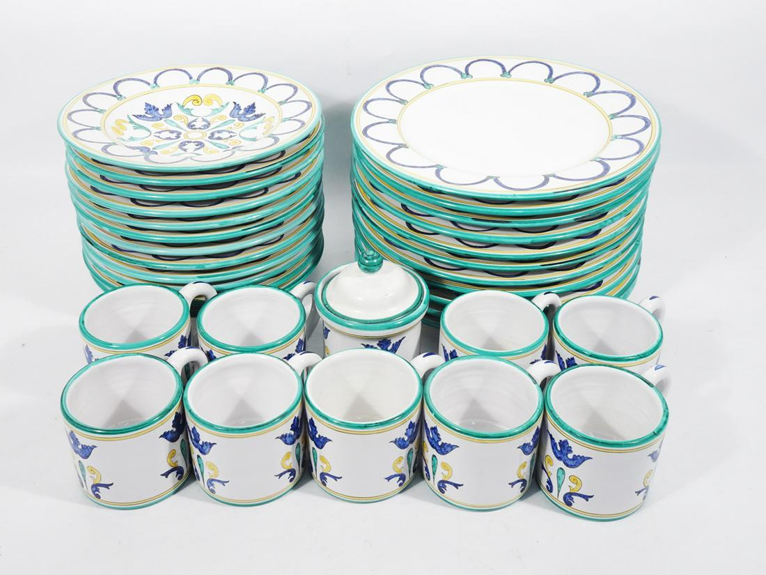 N.D. Dolfi Italian Pottery Dinner Set (1 of 5)