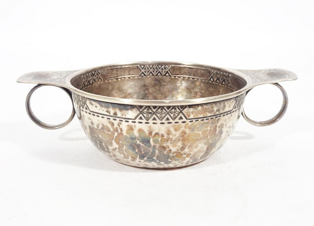 Arts & Crafts Birmingham English Silver Quaich (1 of 2)