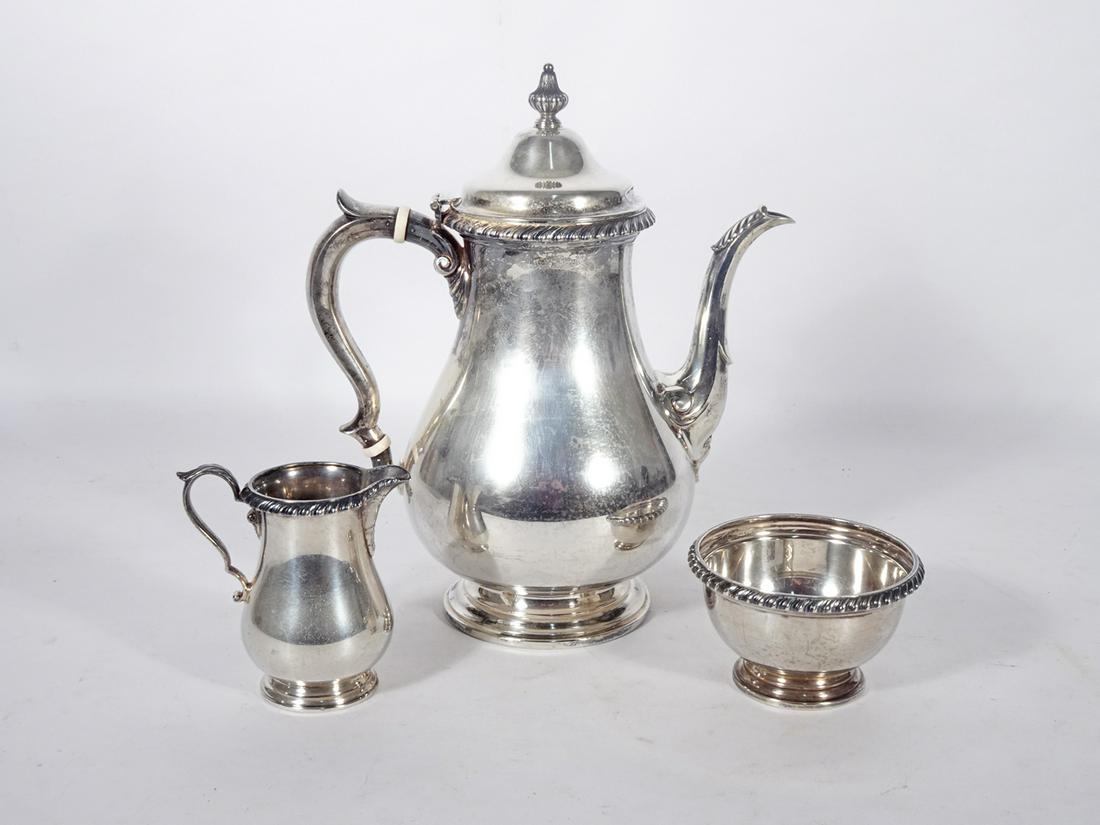 Gorham Sterling Silver Three Piece Coffee Set (1 of 2)
