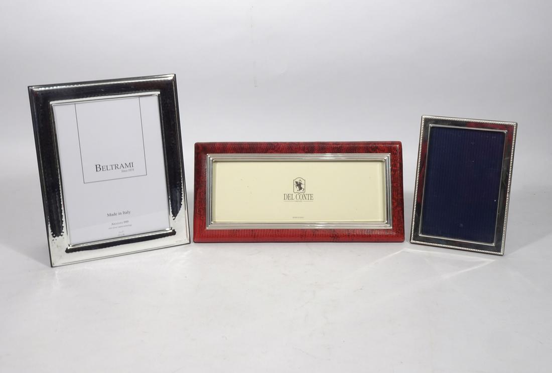 Italian Silver Picture Frames Grouping (1 of 3)