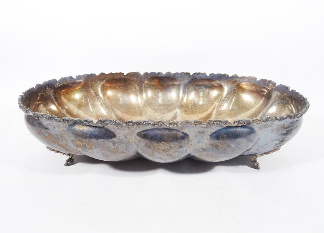 Mexican 925 Silver Footed Center Bowl (1 of 3)