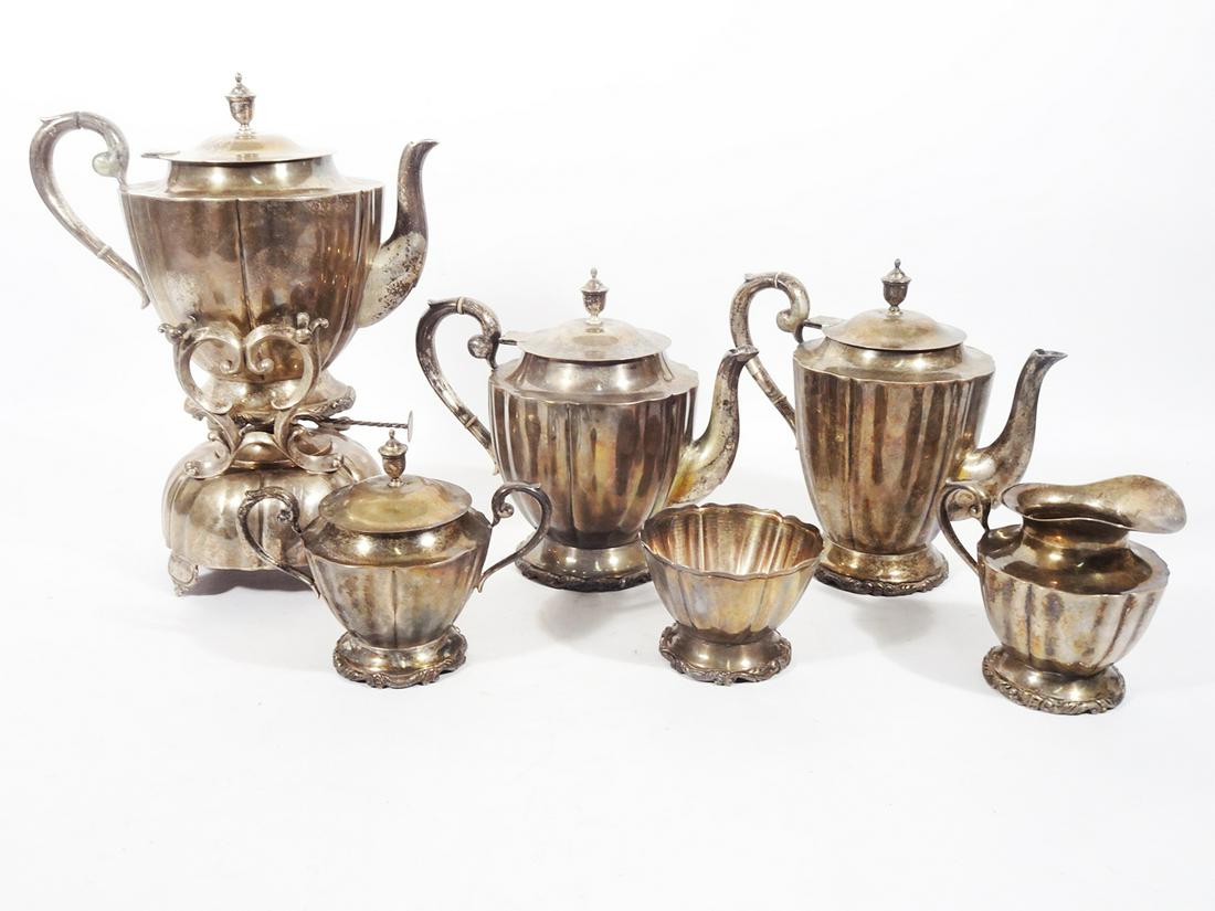 Mexican 925 Silver Six Piece Tea Set (1 of 5)