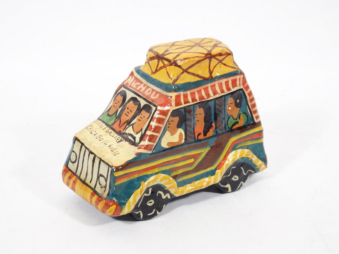 Haitian Art Papier Mache Tap Tap Sculpture (1 of 3)