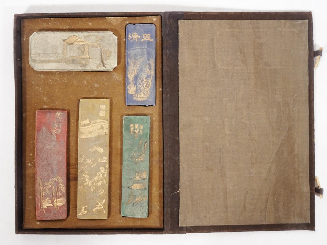 Chinese Scholar's Hardstone Seal Set (1 of 3)