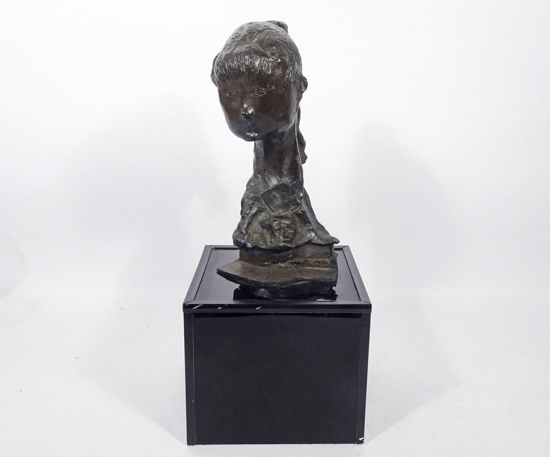 Artisan Signed Italian Bronze Sculpture (1 of 3)