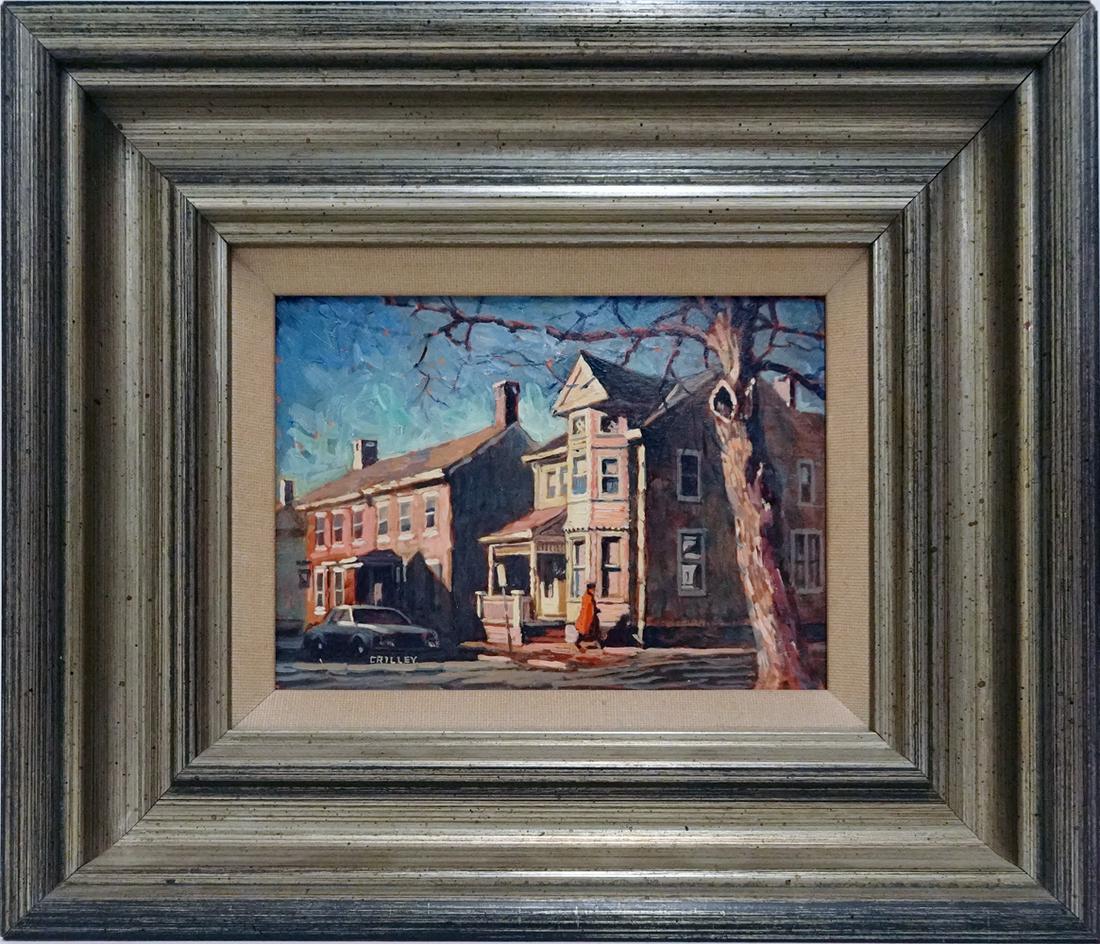 (Joseph) Crilley oil on board (1 of 2)