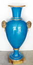 French Porcelain and Bronze Palace Urn