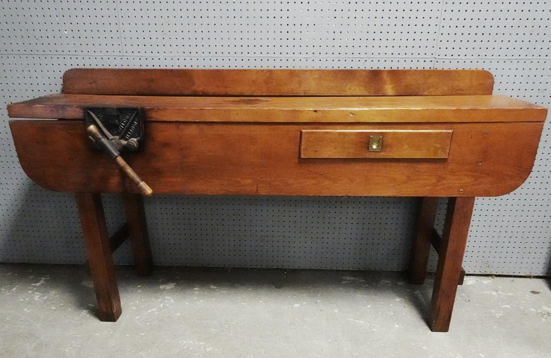 Primitive Handmade Work Bench (1 of 2)
