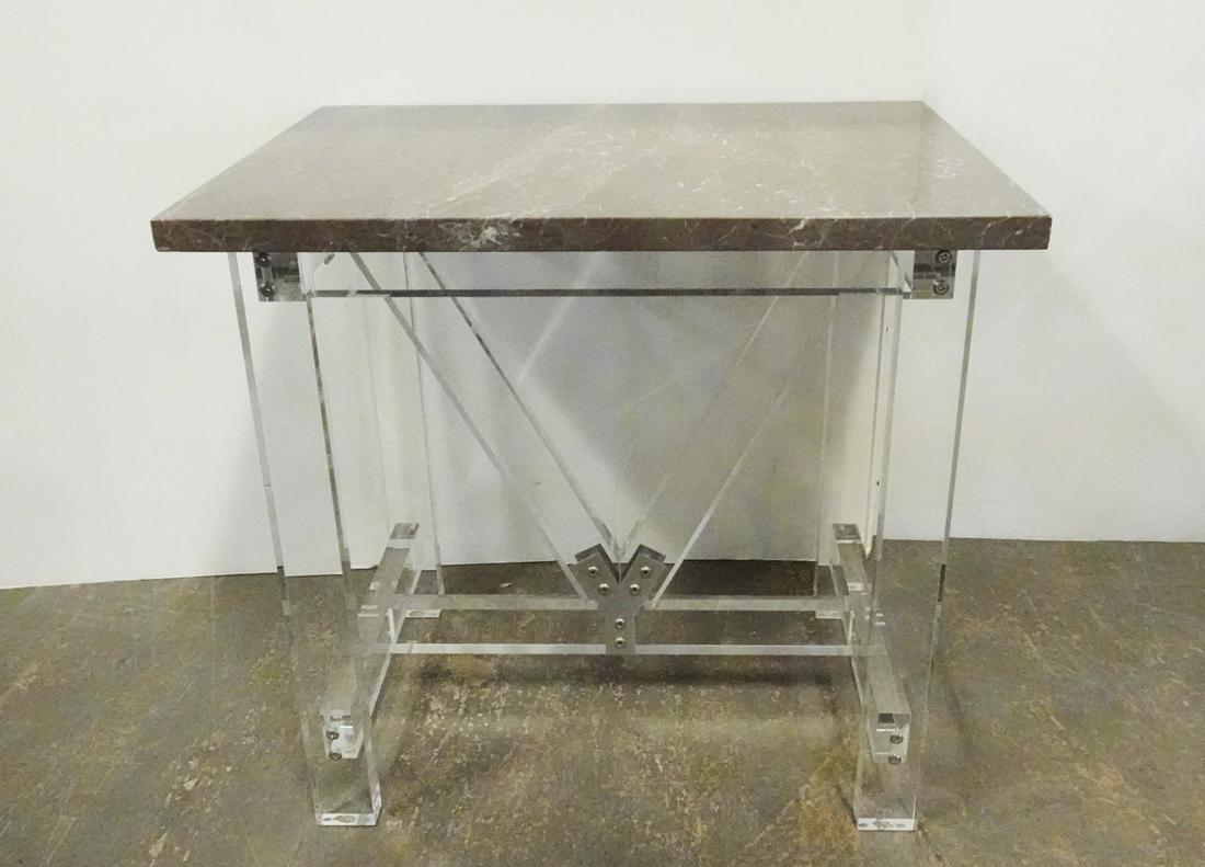 Interlude Home Lowell Italian Gray Side Table (1 of 2)
