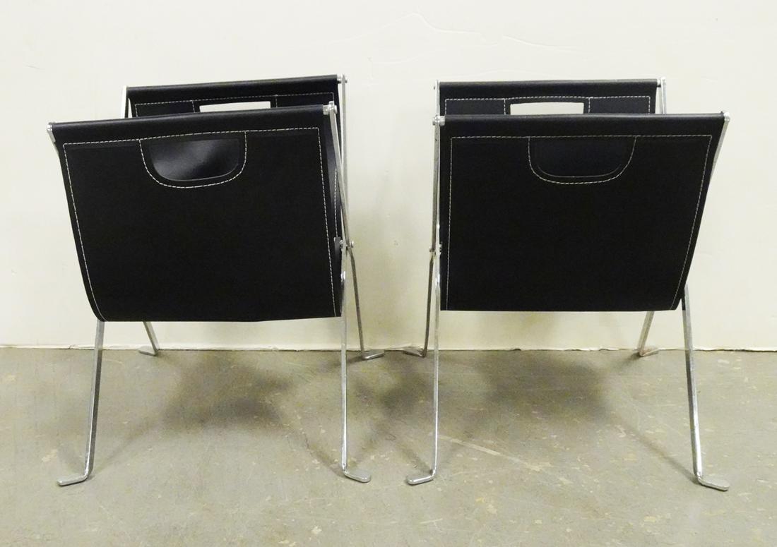 Pair of Modern Folding Magazine Racks (1 of 3)
