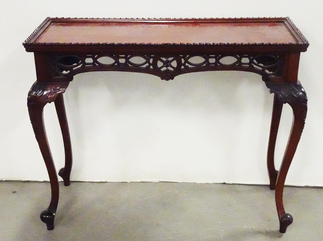 Mahogany Console Table (1 of 2)