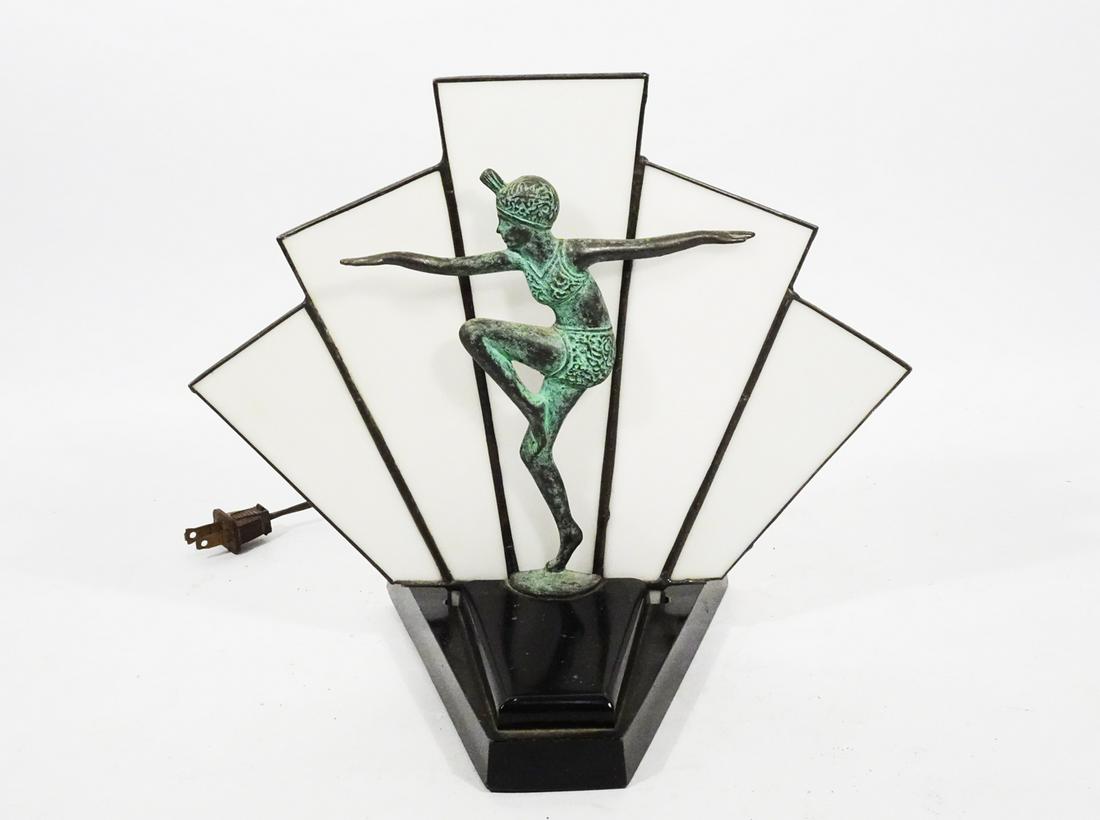 Loevsky & Loevsky Flapper Girl Table Lamp (1 of 3)