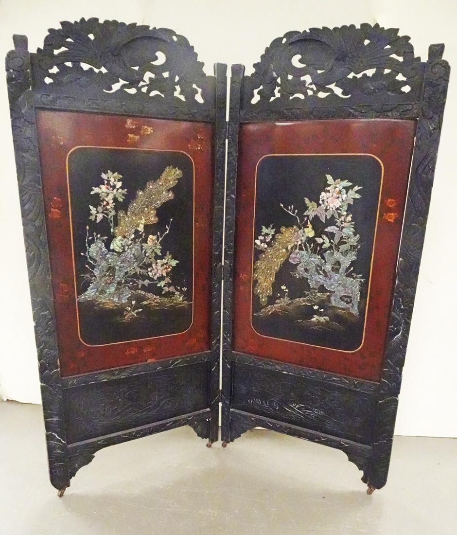 Japanese Two Panel Dressing Screen (1 of 2)