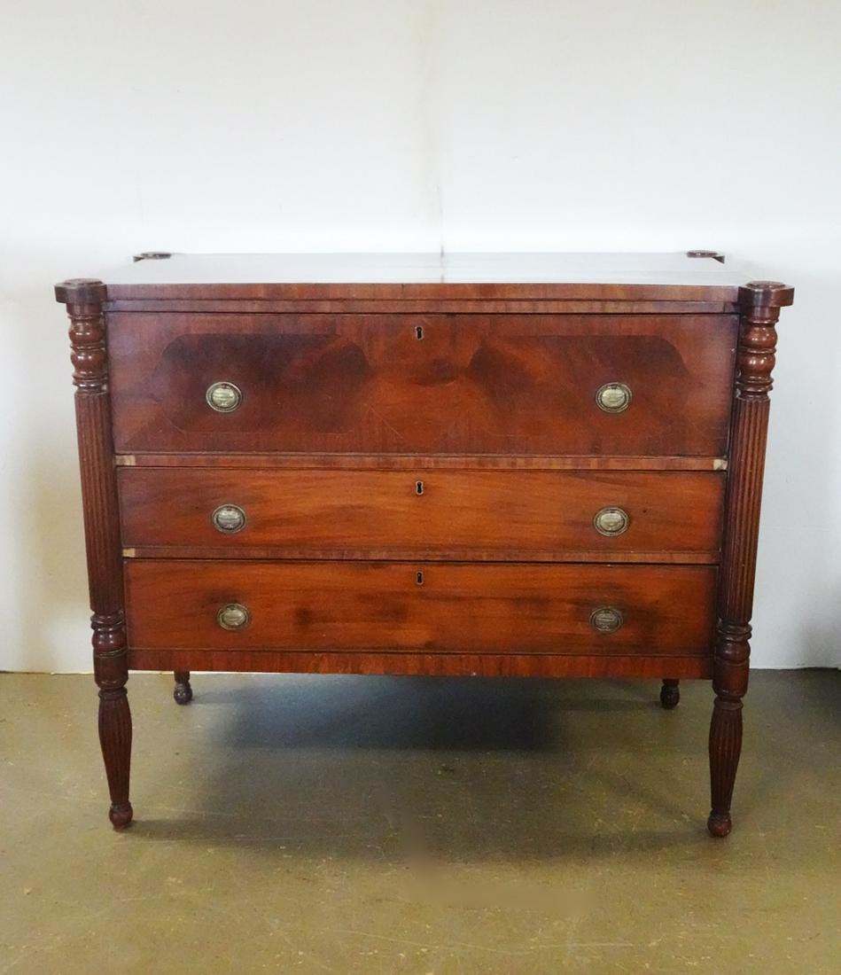 Sheraton Style Mahogany Butler's Chest (1 of 3)