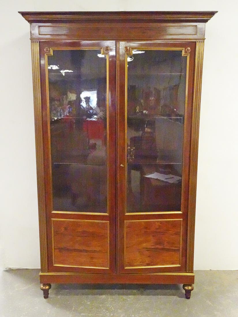 Louis XVI Style Vitrine/Bookcase (1 of 3)