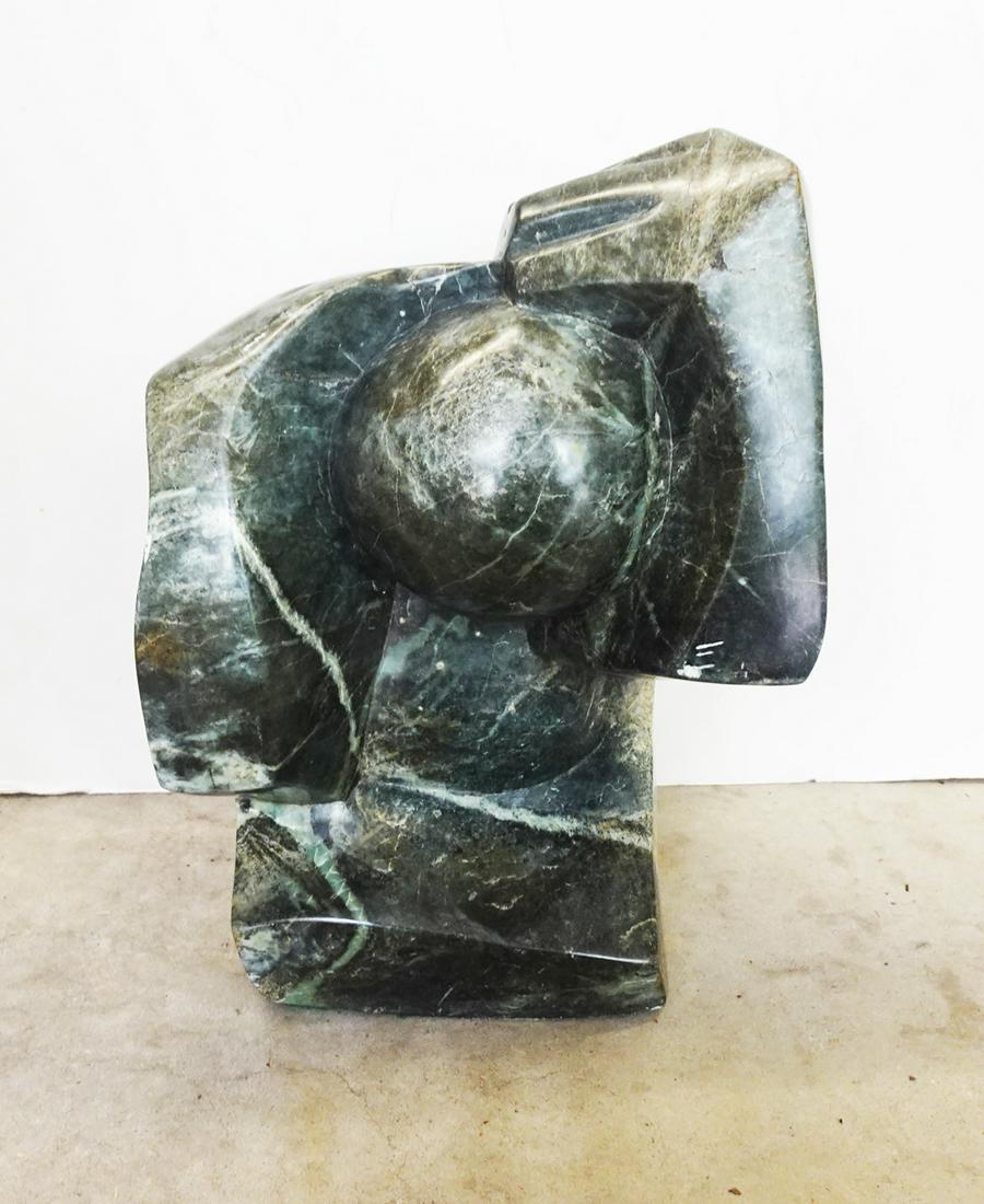 Abstract Green Marble Sculpture (1 of 4)