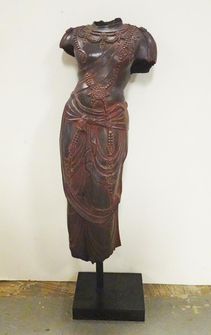 Bronze Decorative Arts Torso Sculpture (1 of 2)