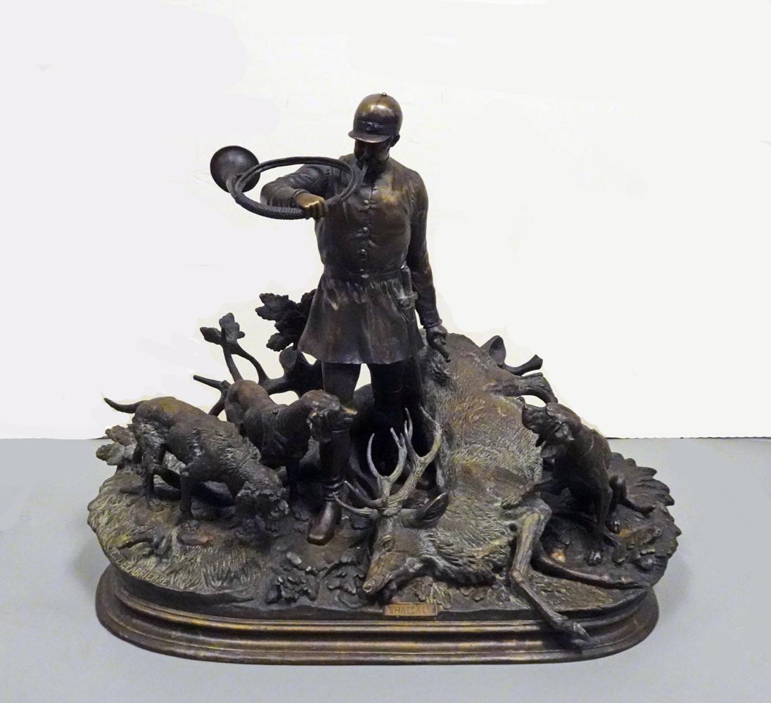 E. Delabrierre Bronze Sculpture "L'Hallal" (1 of 4)
