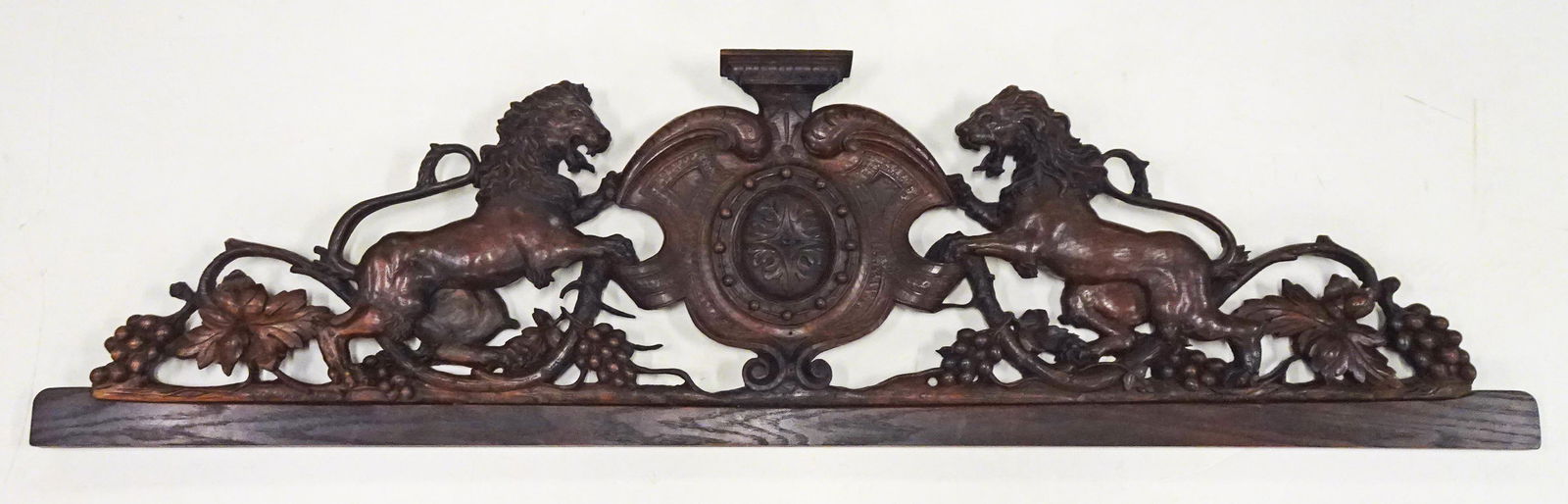 Antique Carved Walnut Panel (1 of 2)