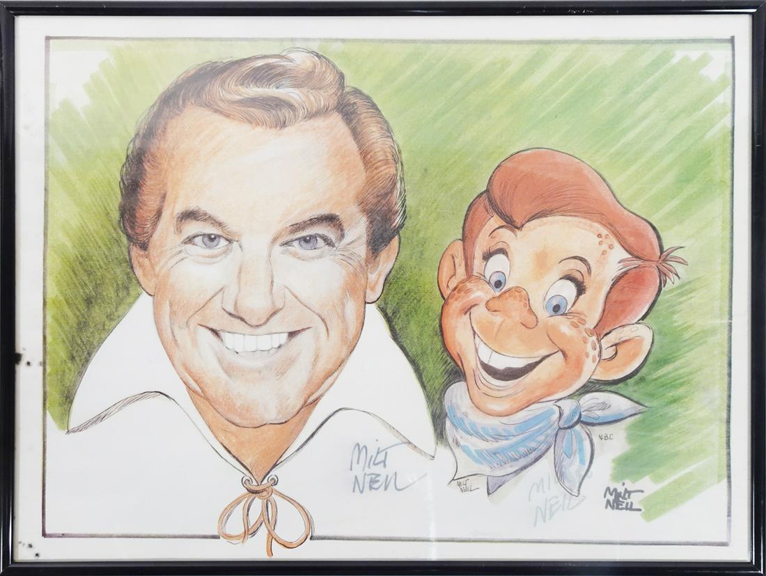 1950's Howdy Doody original art work by Milt Neil. (1 of 4)