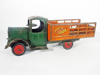 Rare 1920's Emmet's Toy Co. sheet metal truck.