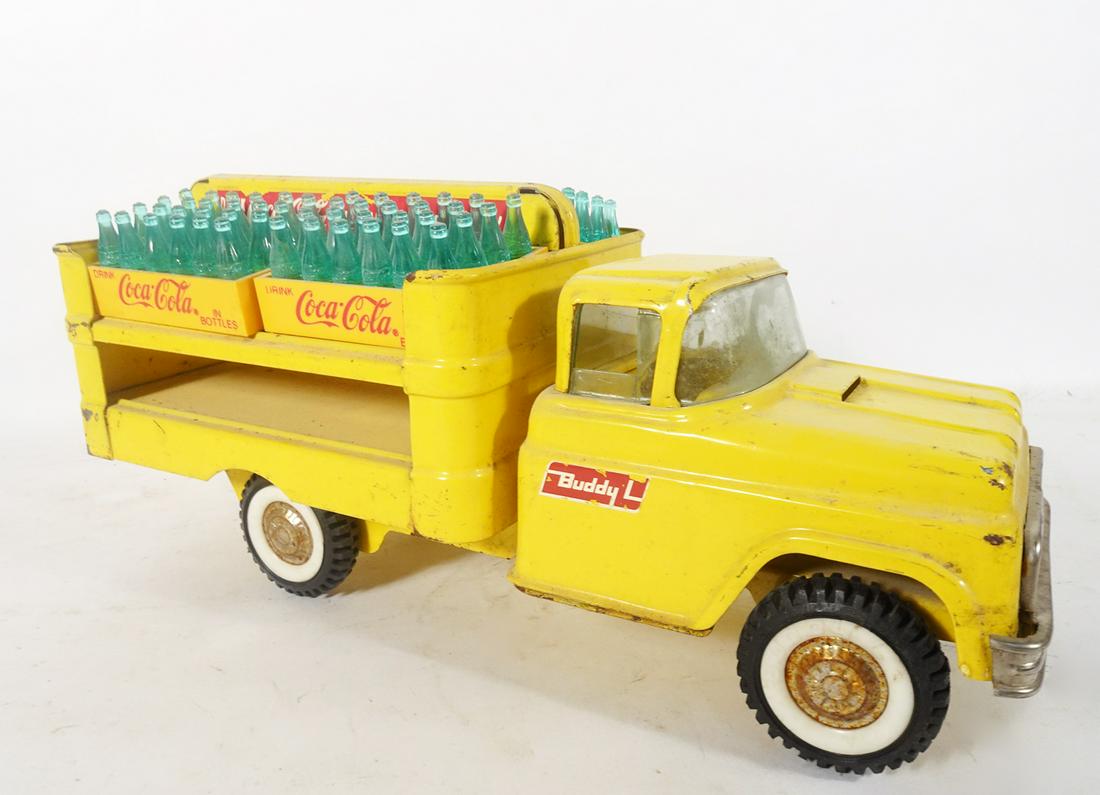 1950's Buddy L pressed steel 15" Coca-Cola delivery truck. (1 of 2)