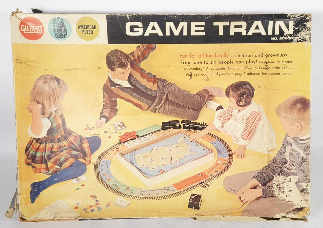 1960's American Flyer S gauge #20800 Game Train set in original box. (1 of 4)