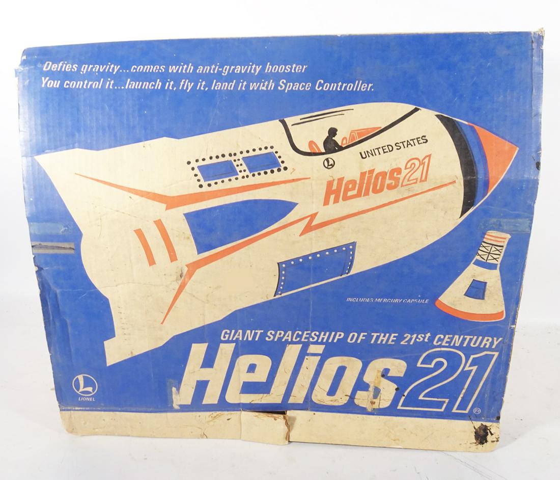 1950's-1960's Lionel Corp. HELIOS 21 giant spaceship in original box.: 1950's-1960's Lionel Corp. HELIOS 21 giant spaceship in original box. Looks complete.