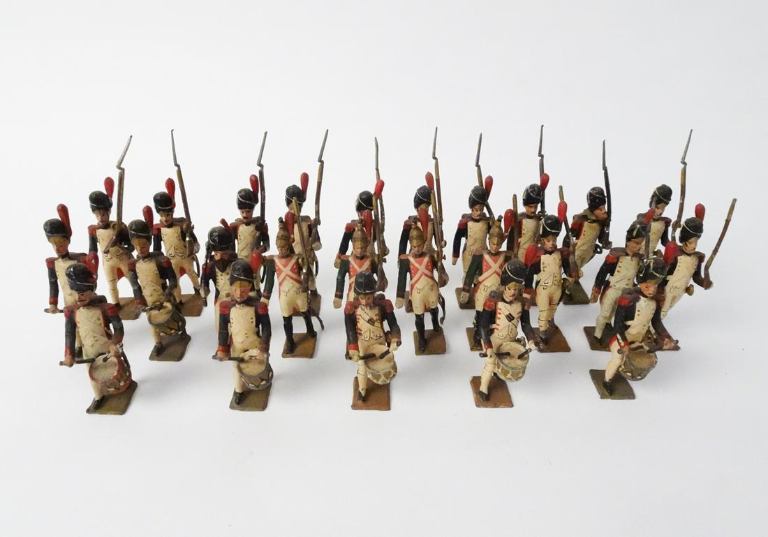 Twenty- six 1950's French made Napoleonic wars lead figures. (1 of 4)