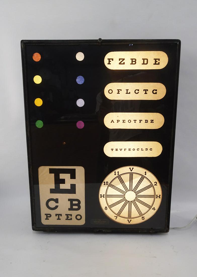 Optometrist Illuminating Eye Test Chart (1 of 3)