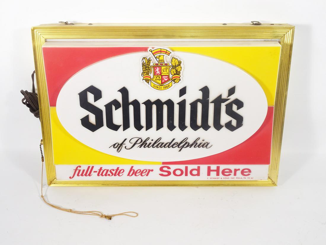 Schmidt's Beer Advertising Display Sign (1 of 4)