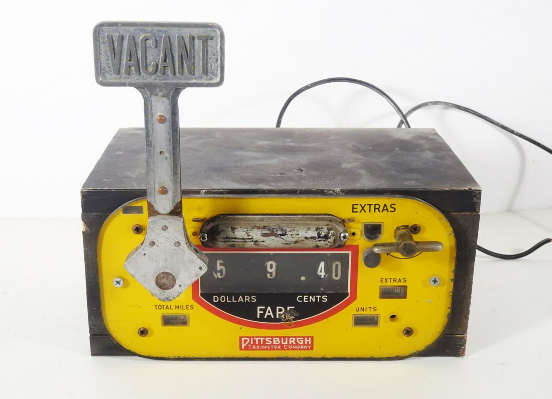 Pittsburgh Taximeter Taxi Cab Fare Meter (1 of 2)