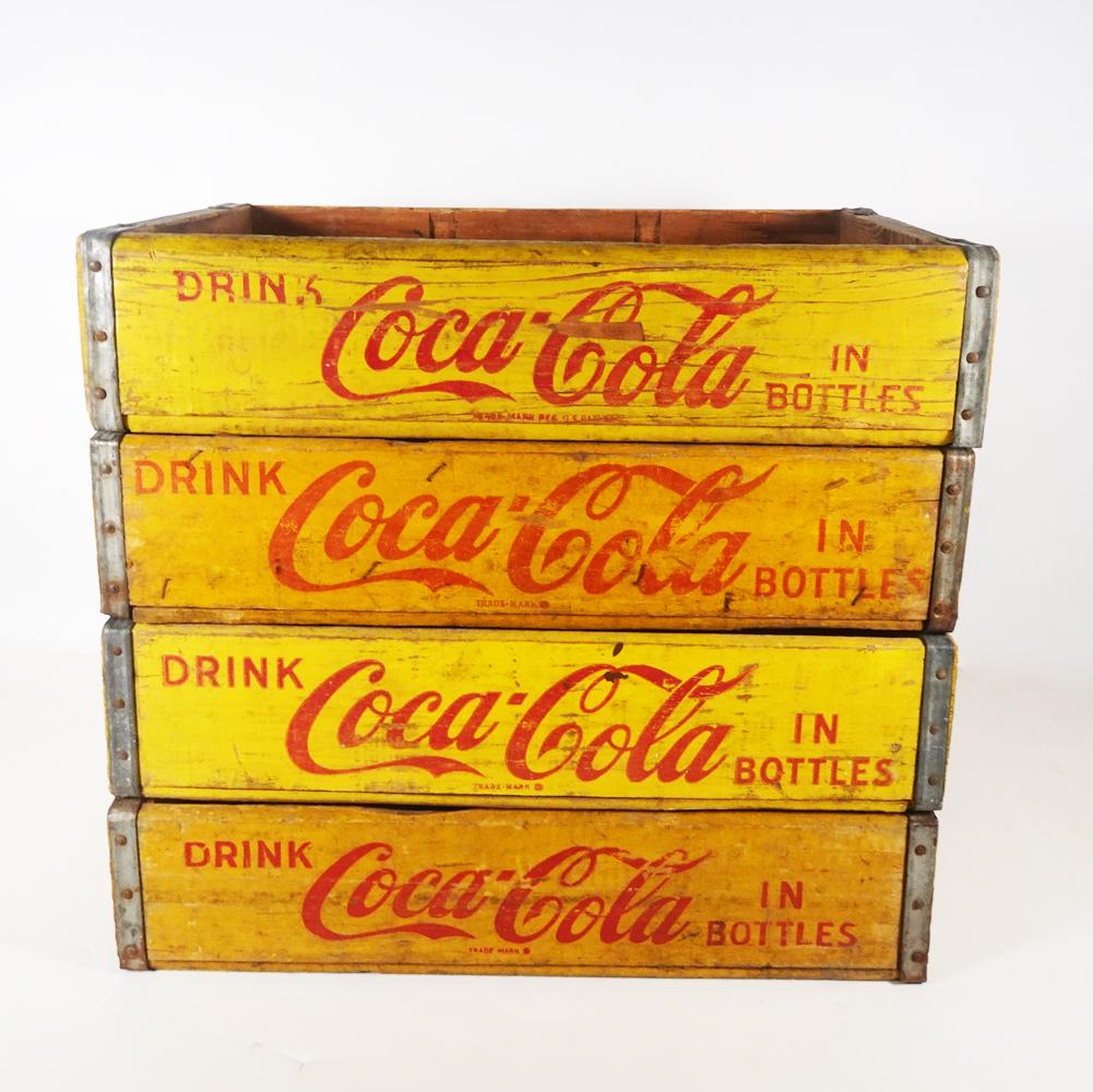 Four  Coca-Cola Wood Cases (1 of 6)