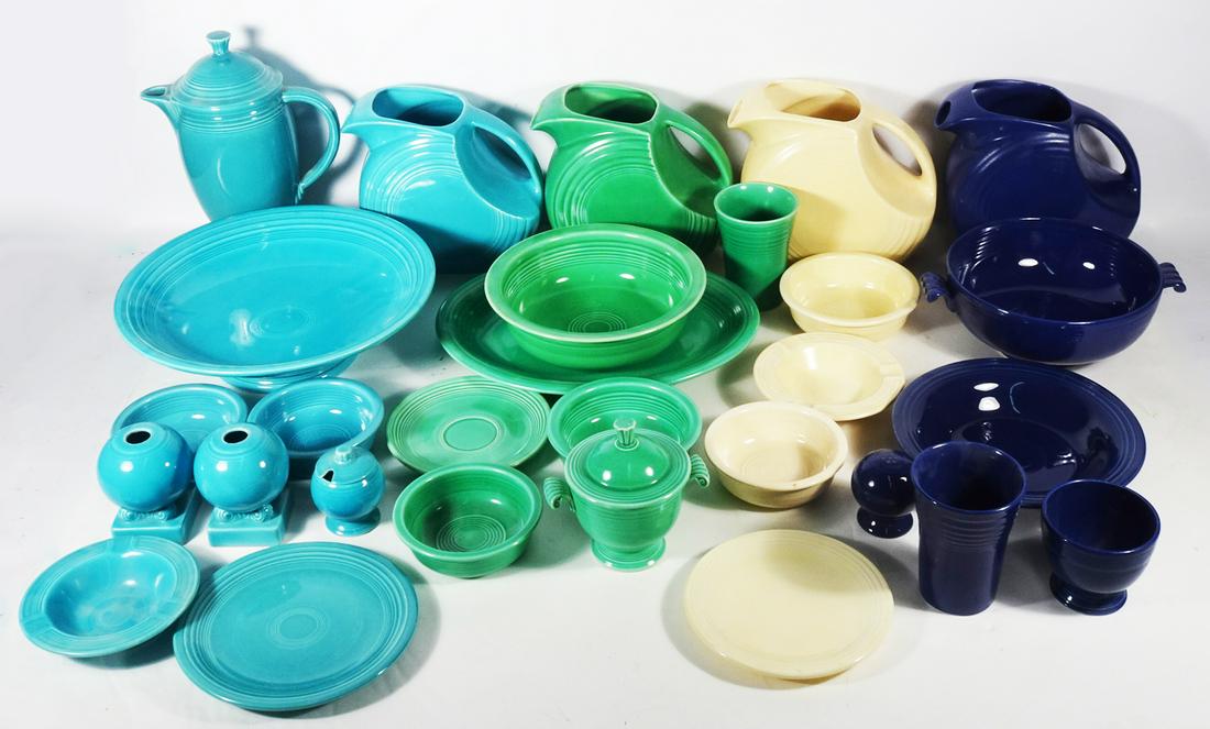 Twenty-Nine Piece Original Colors Fiesta Grouping (1 of 7)