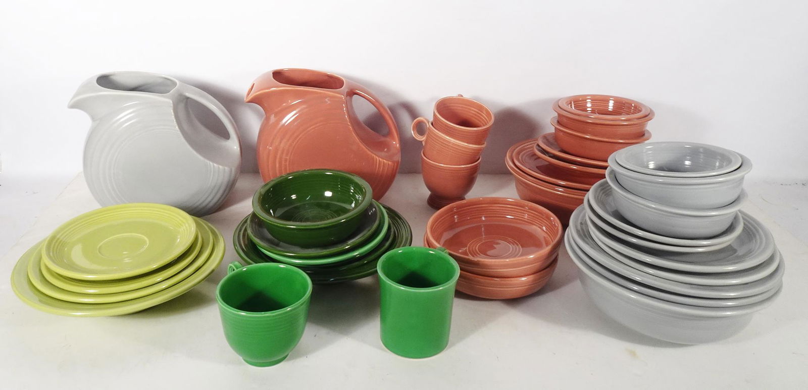 Thirty-Five Piece 1950's Colors Fiesta Grouping (1 of 2)