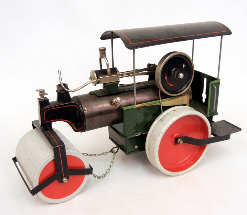 Heischmann steam roller, 8" high x 12": Heischmann steam roller, 8" high x 12"